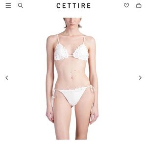 White crochet Bikini Set